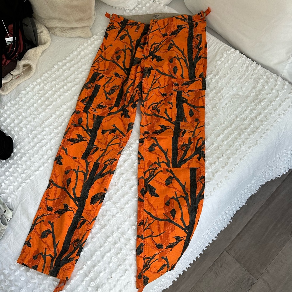 orange Carhartt Wip pants